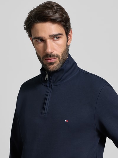 Tommy Hilfiger Regular fit schipperstrui van katoenmix  Marineblauw - 3
