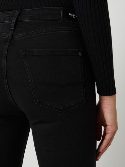 Pepe Jeans Skinny Fit Jeans mit Modal-Anteil Modell 'Regent'  Black 3