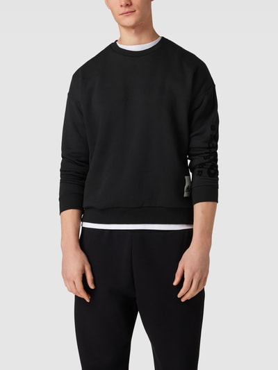 ADIDAS SPORTSWEAR Sweatshirt mit Label-Patch Black 4