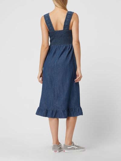 Pieces Midikleid aus Denim Modell 'Hope' Blau Melange 4