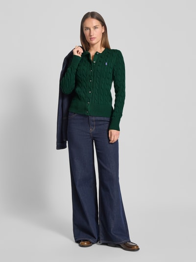 Polo Ralph Lauren Strickjacke mit Knopfleiste Gruen 1