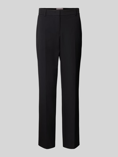 Produktfoto, Hose mit Bügelfalten und Gesäßtasche von Christian Berg Woman Selection, czarny materiał, krój regular fit, szerokość w rozmiarze 36: 42 cm, długość nogawki 80 cm, mieszanka materiałów z wiskozą