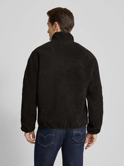 JAKE*S STUDIO MEN Sweatshirt met schipperskraag Donkerbruin - 5