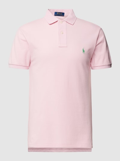 Polo Ralph Lauren Koszulka polo o kroju slim fit z wyhaftowanym logo Różowy 2