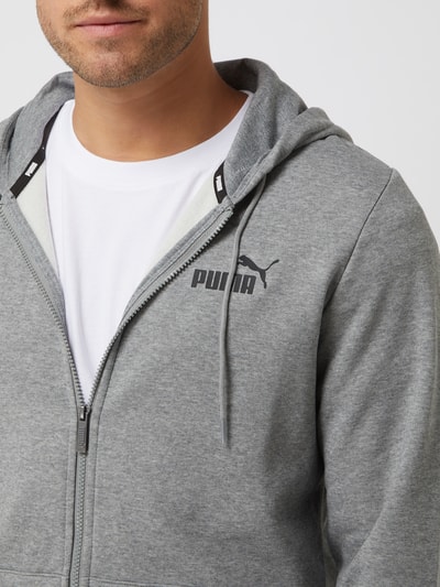 PUMA PERFORMANCE Bluza rozpinana o kroju regular fit z kapturem Srebrny 3