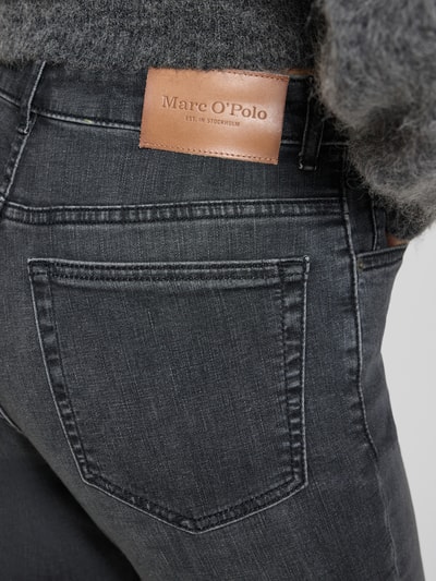 Marc O'Polo Flared Fit High Rise Jeans aus Baumwoll-Mix Modell 'KIRUNA' Anthrazit 3