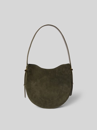 Victoria Beckham Shoulder Bag mit Logo-Detail Oliv 4