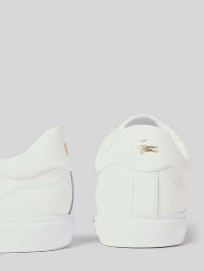 Lacoste Sneaker mit Label-Details Modell 'POWERCOURT' Weiss 2