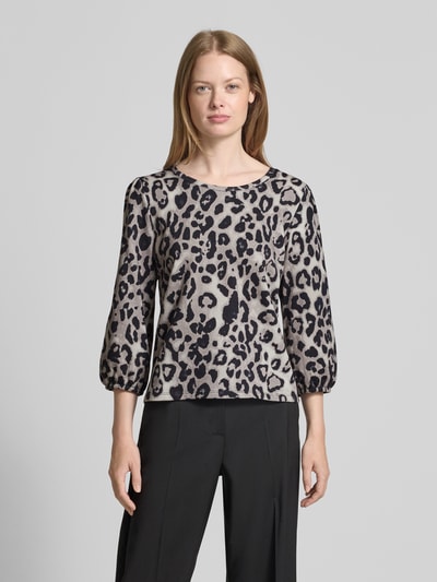 monari Longsleeve mit 3/4-Ärmel Taupe 4