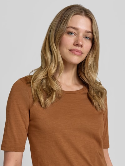 Soyaconcept T-Shirt mit Rundhalsausschnitt Modell 'Babette' Hellbraun 3