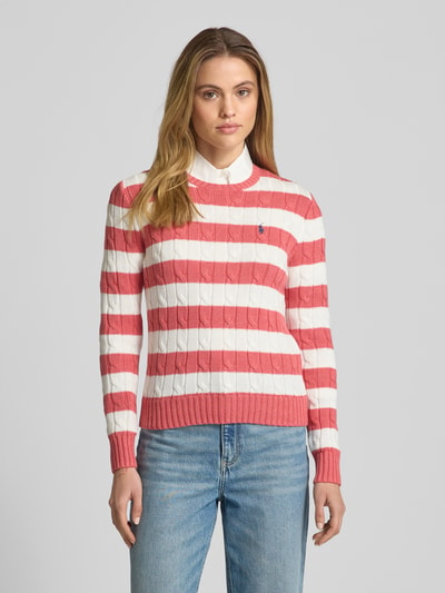 Polo Ralph Lauren Gebreide pullover met ronde hals Rood - 4