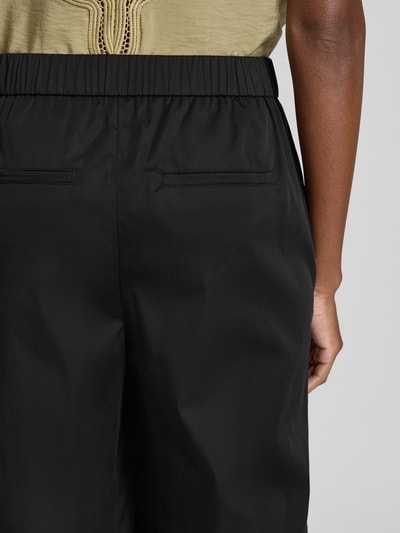 Raffaello Rossi Kuloty z szeroką nogawką i elastycznym pasem model ‘JOLIE’ Czarny 3