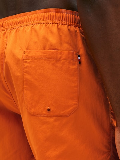 Tommy Hilfiger Regular Fit Badehose mit Logo Stitching Orange 3