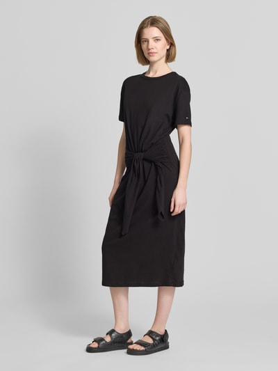 Tommy Hilfiger Relaxed Fit Freizeitkleid aus reiner Baumwolle BLACK 1