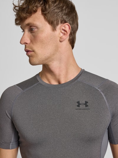 Under Armour T-shirt z nadrukiem z logo Antracytowy 3