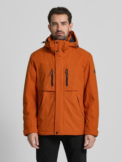 camel active Jacke mit Reißverschlusstaschen Modell 'TEXXXACTIVE' Orange 4