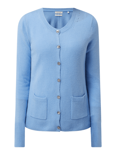 Christian Berg Woman Cardigan van merinowol  Hemelsblauw - 2