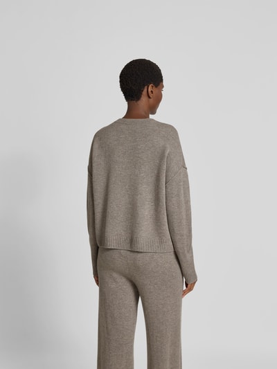 Juvia Wollpullover mit Kaschmir-Anteil Dunkelgrau Melange 5