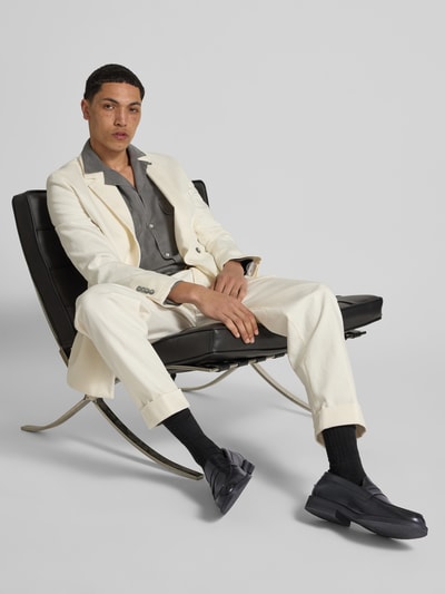 Duke & Dexter Loafer mit strukturierter Sohle Black 1