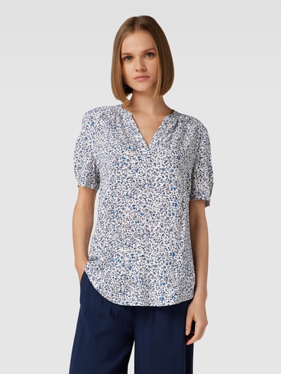 Esprit Blouseshirt van viscose met tuniekkraag Wit - 4