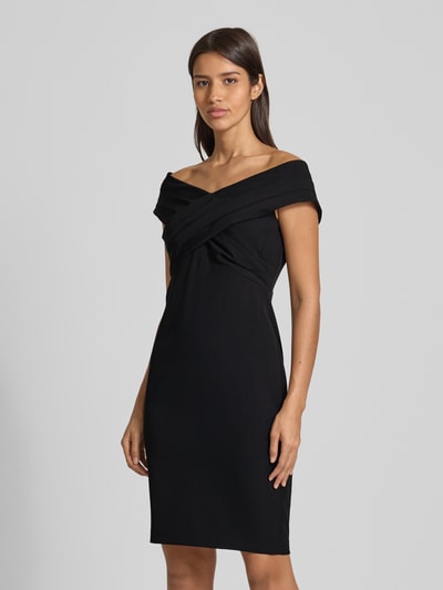 Lauren Ralph Lauren Cocktailjurk met carmenhals, model 'IRENE' Zwart - 4