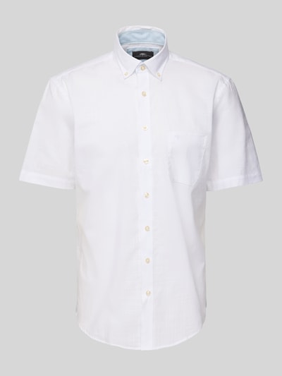 Fynch-Hatton Freizeithemd mit Knopfleiste Weiss 2