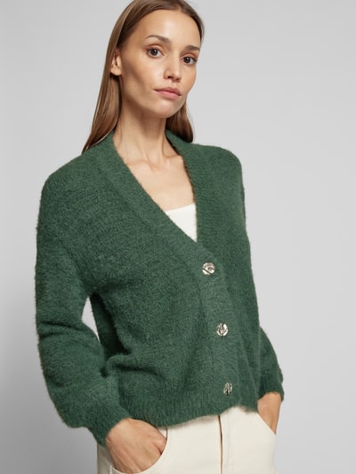 Kaffe Regular fit cardigan met wol, model 'vilma' Mintgroen - 3