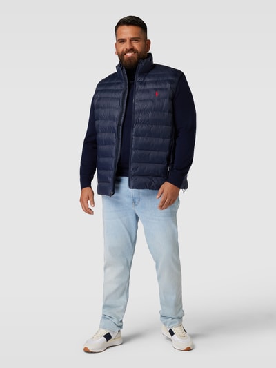 Polo Ralph Lauren Big & Tall PLUS SIZE bodywarmer met labelstitching Marineblauw - 1