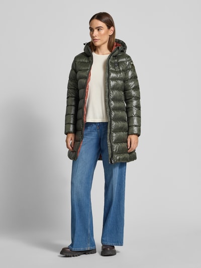 Blauer Usa Steppmantel mit Sorona®-Füllung Modell 'Adelaide' Dunkelgruen 1