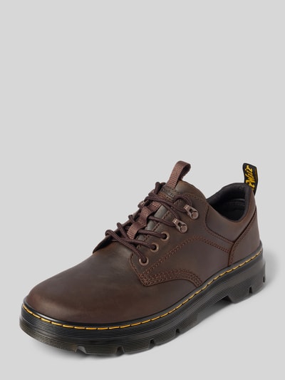 Dr. Martens Veterschoenen met labeldetail Middenbruin - 1