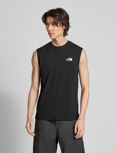 The North Face Tanktop met labelprint Zwart - 4