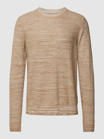 s.Oliver RED LABEL Strickpullover in melierter Optik Beige Melange 2