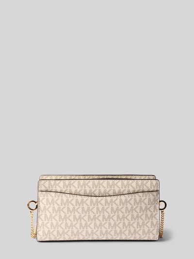 MICHAEL Michael Kors Umhängetasche mit Label-Anhänger Modell 'HAMILTON' Ecru 4