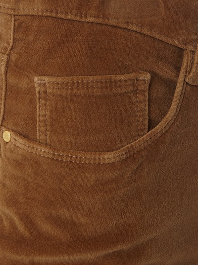 Brax Regular Fit 5-Pocket-Hose aus Samt  Camel 2