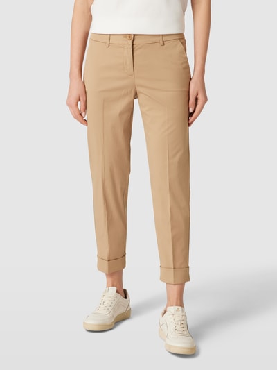 Raffaello Rossi Broek met steekzakken opzij, model 'DORA' Beige - 4