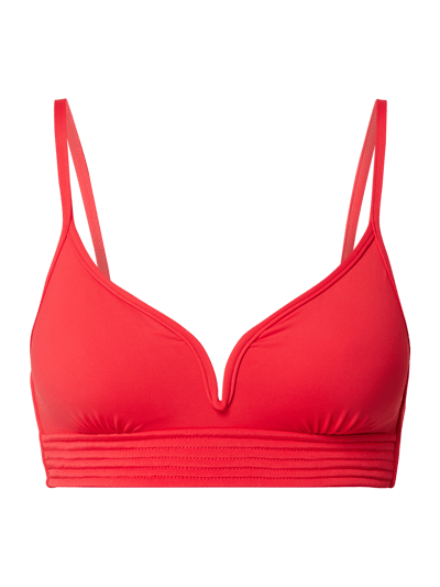 Seafolly Bikini-Oberteil mit Ziernähten Rot 2