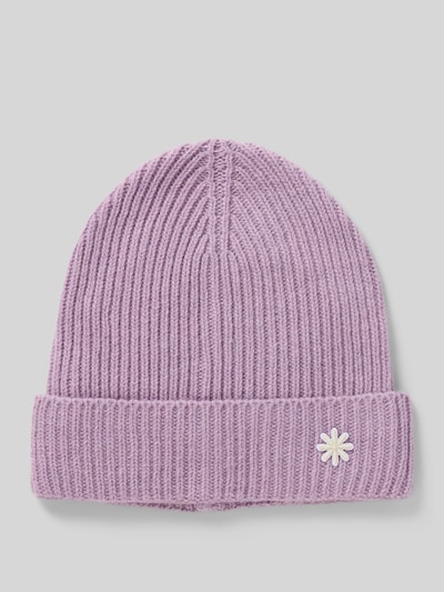 Manuel Ritz Wollmütze mit Kaschmir-Anteil Lila 1