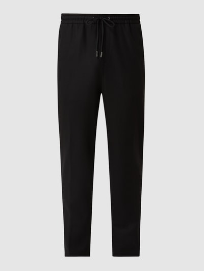 JOOP! Collection Loose Fit Jogpants aus Wollmischung   Black 2