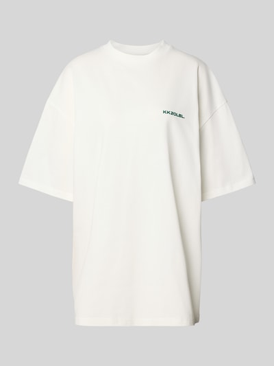 Karo Kauer Oversized T-shirt met labelprint Wit - 2