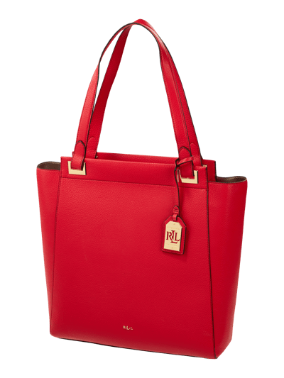 Lauren Ralph Lauren Shopper mit abnehmbarem Logo-Anhänger Rot 2