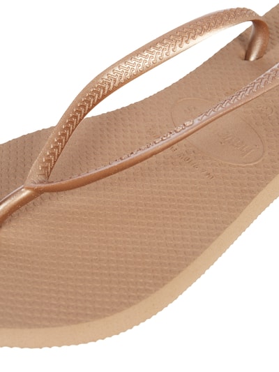 Havaianas Teenslippers met logo op de band Rosé - 2