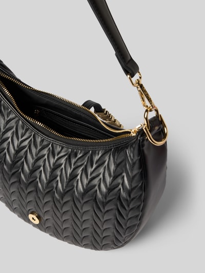 VALENTINO BAGS Schoudertas met logo-applicatie, model 'Fania' Zwart - 4