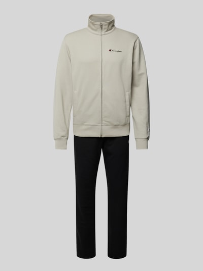 CHAMPION Sweatanzug mit Label-Print Beige 2