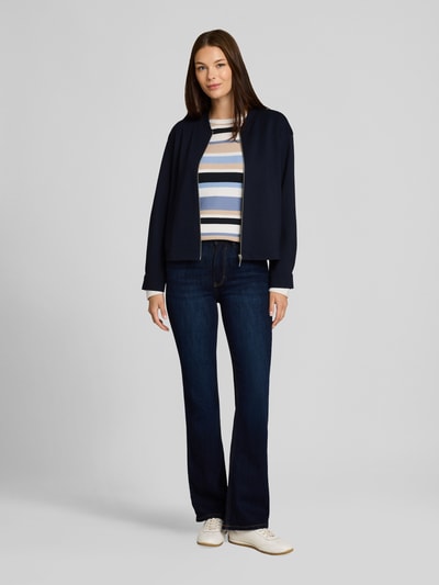Tom Tailor Regular Fit Pullover mit gerippten Abschlüssen Bleu 1