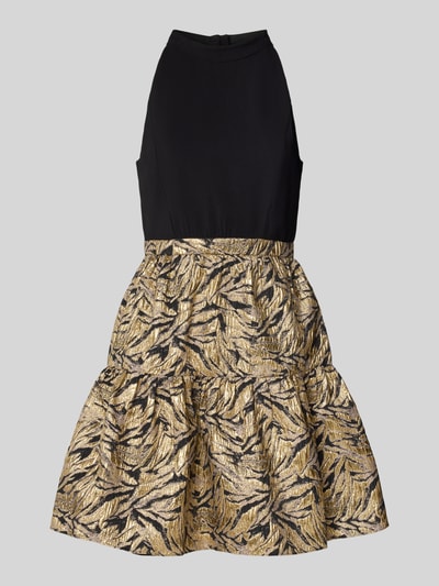 Adrianna Papell Cocktailjurk in 2-in-1-look. Zwart - 2