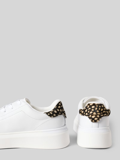 Tommy Hilfiger Low Top Sneaker aus echtem Nappaleder Weiss 2