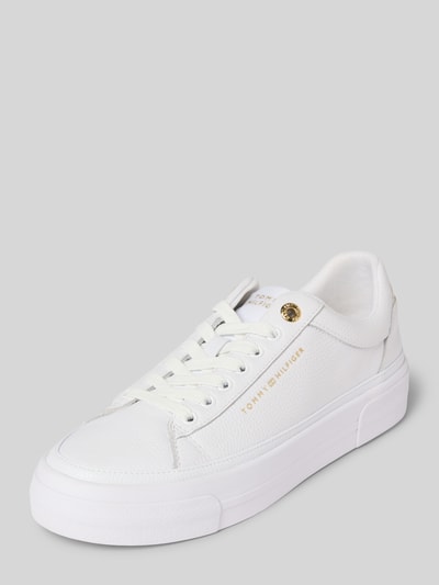 Tommy Hilfiger Lage sneakers van echt runderleer  Wit - 1