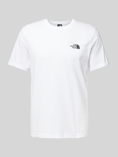 The North Face T-shirt met labelprint Wit - 2