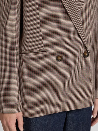 Mango Regular Fit Blazer mit Paspeltaschen Modell 'CHARLOT' Bordeaux 3