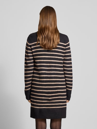 Apricot Regular Fit Kleid in Strick-Optik Black 5
